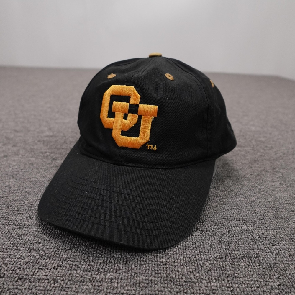 Vintage Colorado Buffaloes Hat Cap Snap Back One Size Black NCAA Captivating